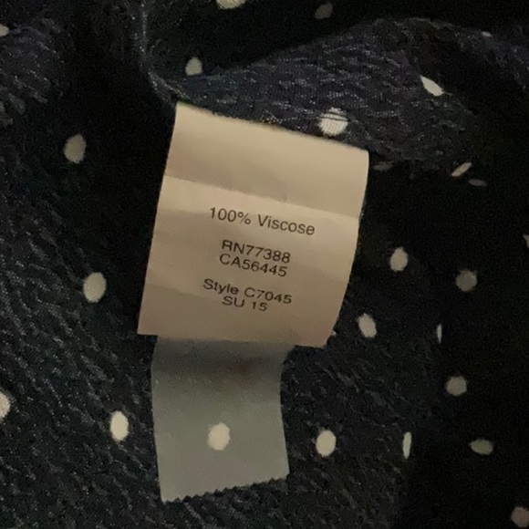 Madewell Layout Navy Polka Dot Tunic Dress - Picture 10 of 10